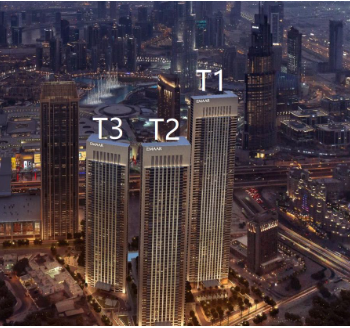 迪拜市中心Downtown Views II 準現房兩房公寓出售